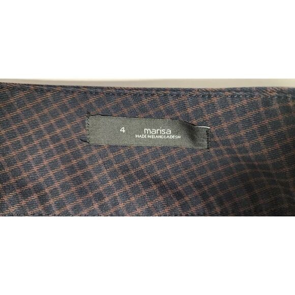 Ann Taylor Loft Marisa Ankle Fit Casual Dress Pants Size 4 Color Black/Red - Picture 6 of 7